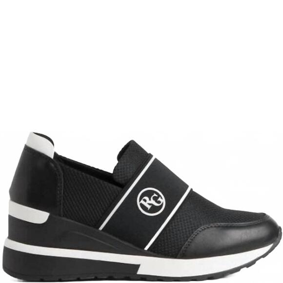 RENATO GARINI Shoes - NEW RENATO GARINI women's slip on wedge sneakers in black